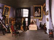 Frederic Bazille Bazille's Studio 9 rue de la Condamine oil painting artist